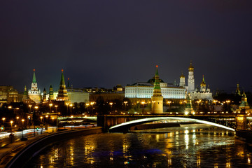 Fototapeta na wymiar Moscow night