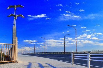 【千葉県】海浜幕張の美浜大橋