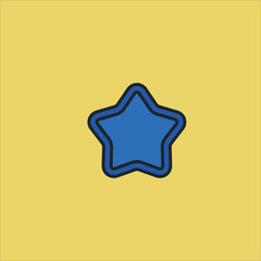 favorite icon flat design