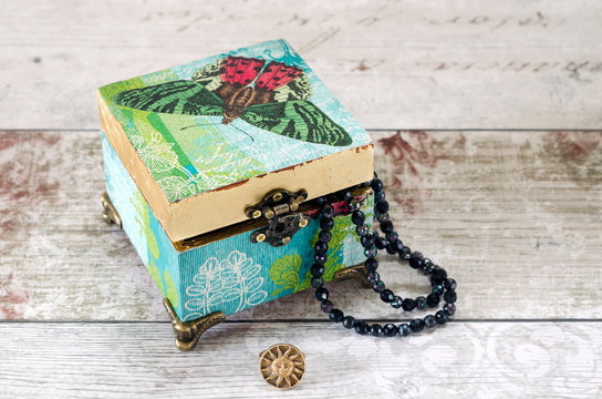 Butterfly Trinket Box