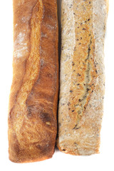 bread isolated on white background