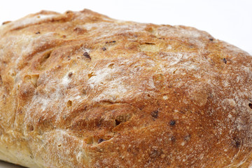 bread isolated on white background