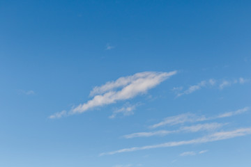 Naklejka na ściany i meble beautiful of Blue sky background with tiny clouds