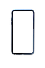 Smart phone on white background.