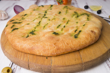  flatbread, pie