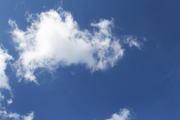 Blue sky with clouds