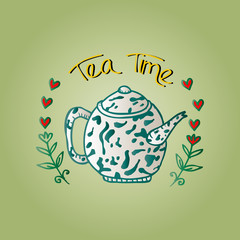 Tea time card 