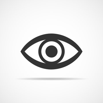 Eye icon. Vector illustration.