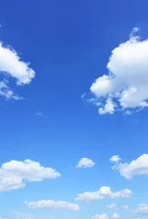 Gordijnen Blue sky and clouds © Roman Sigaev
