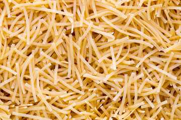 Italian pasta close up on background.