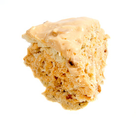 homemade cake, sweet pastry, covered with icing