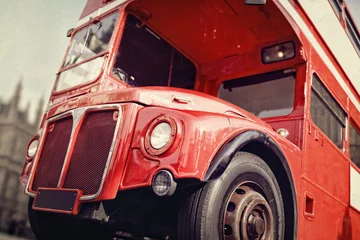 Kissenbezug London Routemaster Doppeldecker roter Bus © Brian Jackson