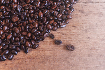 roasted coffee beans, can be used as a background