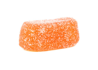 Orange jelly candy