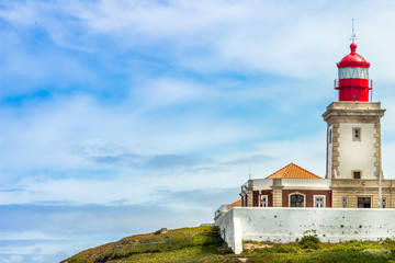 Fototapeta na wymiar Cabo da Roca's lighthouse 