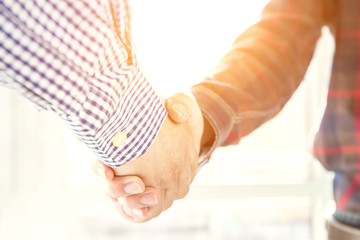 business people handshaking