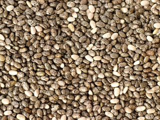 background of organic chia seeds
