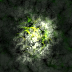 Obraz na płótnie Canvas Stars, dust and gas nebula in a far galaxy. 
