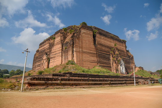 Mingun Pahtodawgyi pagoda near Mandalay, Myanmar