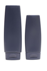 cosmetics on the white background