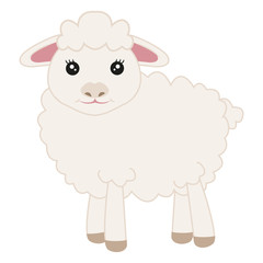 Cute cartoon sheep