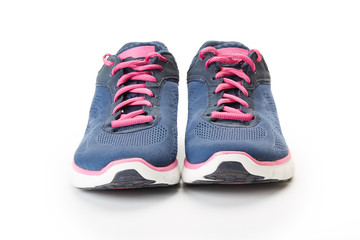 Modern sneakers  on a white background..