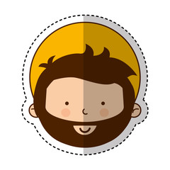 jesuschrist avatar character icon vector illustration design
