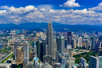 Rolgordijnen Kuala Lumpur Cityscape © FAZLI