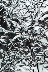 Crumpled Aluminium Foil Texture