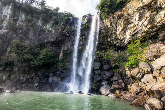 Jeongbang waterfall