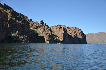 Fototapeta premium Saguaro Lake