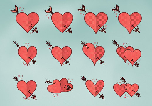 Hearts Icon Pack 2