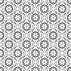Seamless pattern in eastern, oriental, islamic style.Monochrome decorative background with calligraphic motives. Repeating elements.
