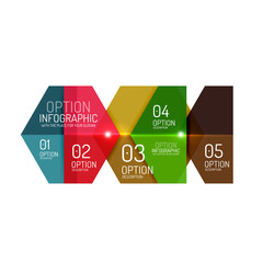 Infographic modern templates - geometric shapes