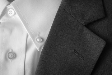 Suit Coat Business Lapel Button Hole