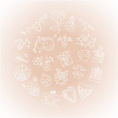 St Valentines day card