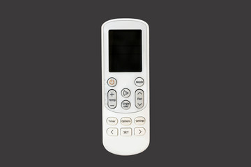 Isolated white air condition remote control with clipping path