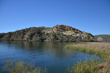 Fototapeta na wymiar Saguaro Lake