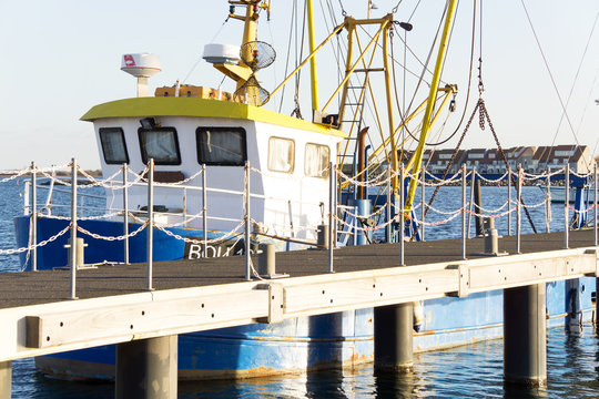Fischkutter am Steeg