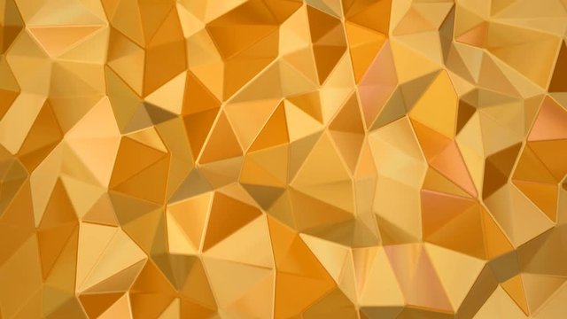 gold polygon waves background