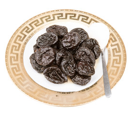 prunes isolated