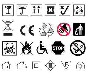 international packing symbols