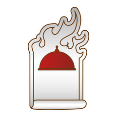 order fast food emblem image, vector illustration design