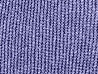 Blue color knitting texture.