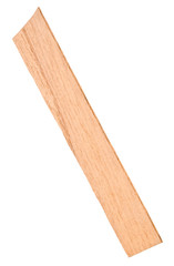 Zedernholz auf Weiß