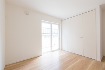 クローゼットのある部屋