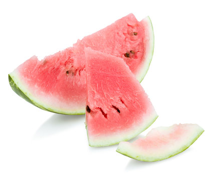 ripe juicy slice of watermelon