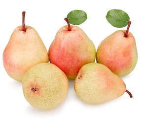 pear on white