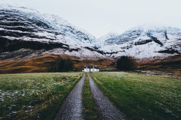 Holiday house between the seasons.