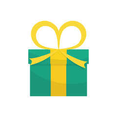 Gift present box icon vector illustration graphic design